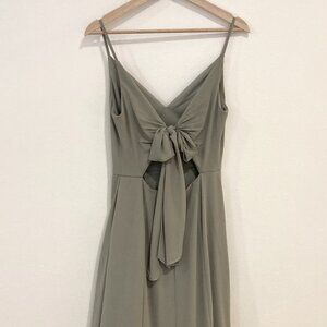 David's Bridal Spaghetti Strap Dress - 8